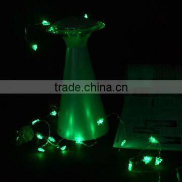 IP65 Waterproof 2M 20 LEDs String Strip Battery Operated Tree Shaped Mini LED Copper Wire String Fairy Lights RGB Lamp photo-6