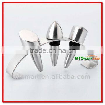 Wine Stopper Sets With Metal Holder