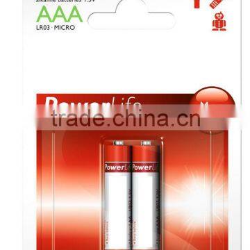 Powerlife Alkaline AAA Batteries LR03P2B/97