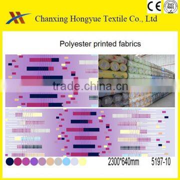 Good Packing Polyester brushed printed bed sheet fabric from changxing Factory/Polyester printed fabric