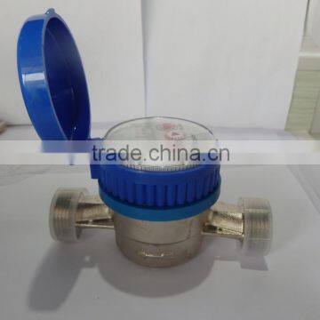 Single jet dry type domestic water flow meter DN15-DN25