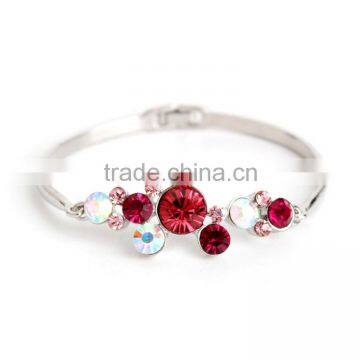 fashion rhinestoned bracelet simple bangle jewelry