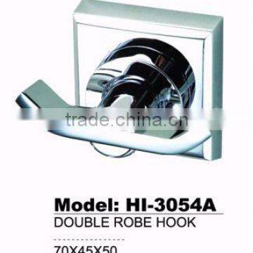 stailess steel chrome double Robe Hook,coat hook,bathroom clothes hook