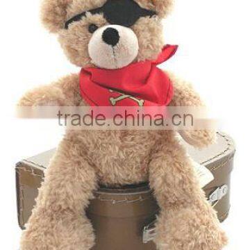 ICTI and Sedex audit hotsale pirate type teddy bear