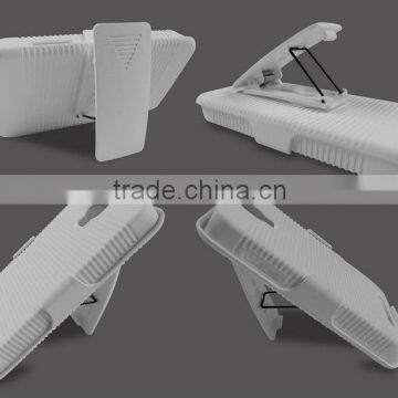 Multifunctional White Hard Case+belt Clip Holster,belt Clip Case for ZET Engage V8000 photo-3