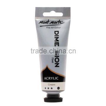 Mont Marte Dimension Acrylic Paint 75mls - Cream