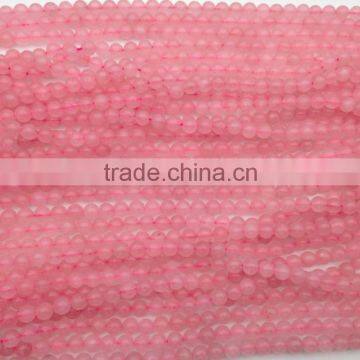 Wholesale 4-8mm Natural Pink Rose Quartz Round Beads For Jewelry photo-5