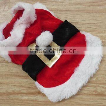 Red Christmas Fleece Dog Hoodie Clothes Superwarm photo-6