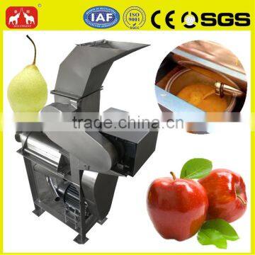 wide output range full stainless steel peaches pulping machine