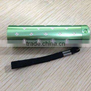 BLING BLING DIAMOND CUT LED FLASHLIGHT