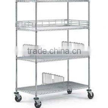 ESD wire shelf cart CE approved for industry and home