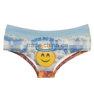 Hot sale 2016 New Sexy Lady's transparent underwear silk panties bulk