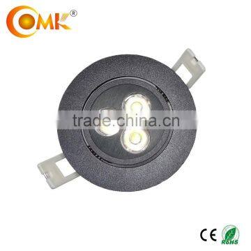 2015 Led Hot Sell Black Round Ceiling Spotlight photo-4