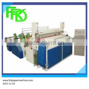 Easy operation toilet paper rewinding perforating printing making machinery toilet paper converting machine