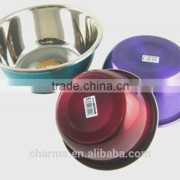 2016 Chuangsheng colourful Stainless steel water bowl soup container&Charms large soup pot stainless steel cooking casserole