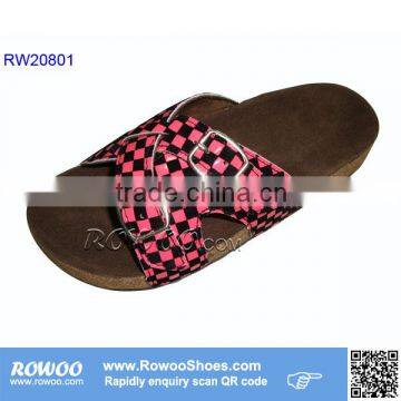 wholesale nice 2014 new wood summer flip flop sandal for girls