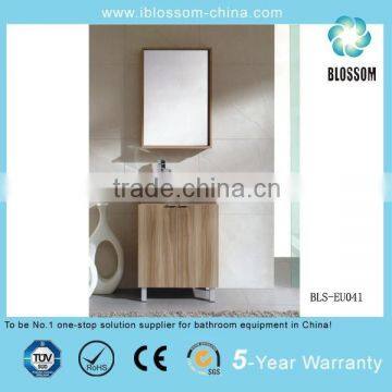 European design MDF freestanding modern floor-mounted bathroom vanity cabinets