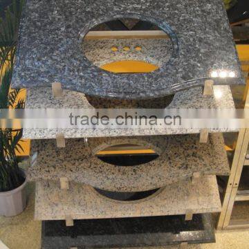 different granite countertops, customized products, polished, bathroom