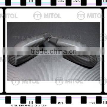 For Subaru WRX 2014- (Lower) Carbon Fiber Car Door Mirror Side Mirror Cover(Matt) photo-3