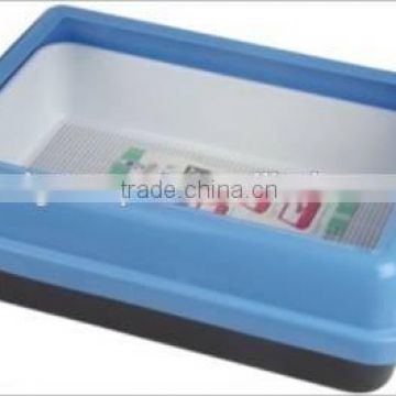 Big Square Cat Litter Pan With Gridding And New Scoop