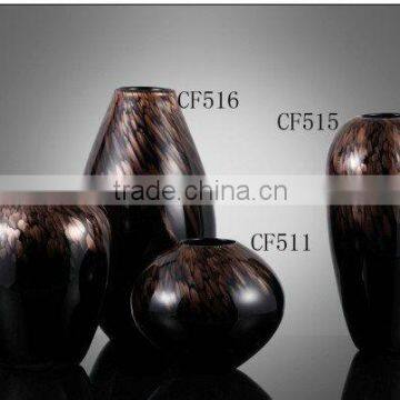 floor huge Brown Glass Vases