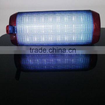 Hottest Top Quality 2016 Music Mini Bluetooth Speaker With FM Radio,LED Light, TF Card Support photo-3