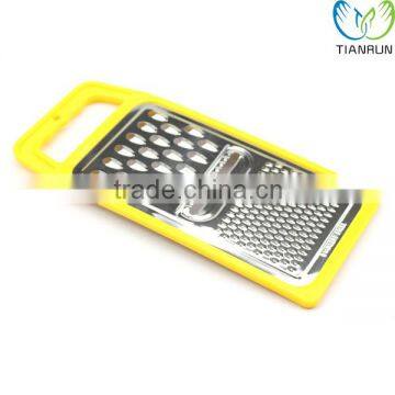 Hot Selling Good Quality Stainless Steel Yellow Kitchen Multifunctional Flat Grater