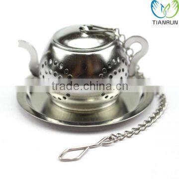 New Style Unique Stainless Steel Teapot Shape Tea Infuser