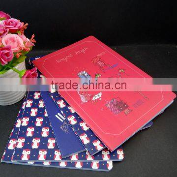 A5 nice design printing exercise note book school