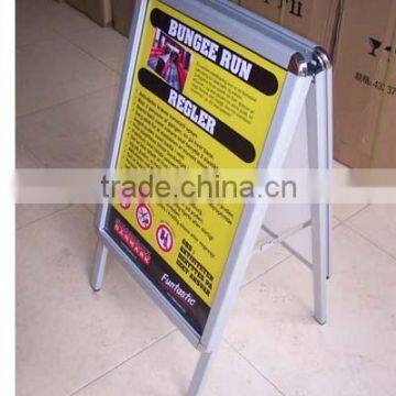 A style aluminum frame outdoor poster stand