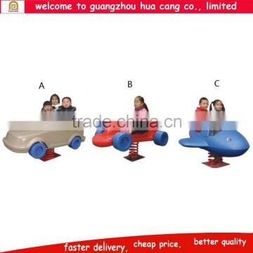 2016 Guangzhou new kids plastic playground equipment spring riders