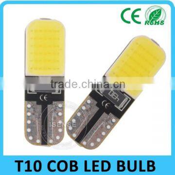 canbus accepted 12v dc led light bulb T10 cob light led bulbs