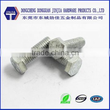 M6X20 din933 white znic hexagon screw