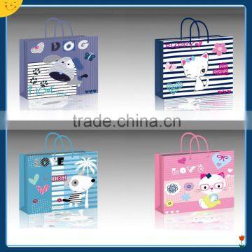 cute animal china supplier gift packing paper bag