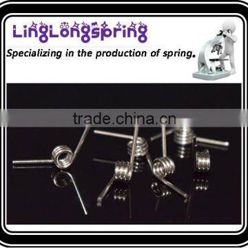 fashion stainless steel torsional spring for clip