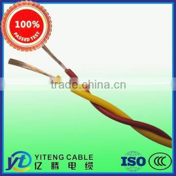 Twisted Wire 2x1.5mm2/ 2x2.5mm2/ 2x0.75mm2 Fire Resistant Electric Cable