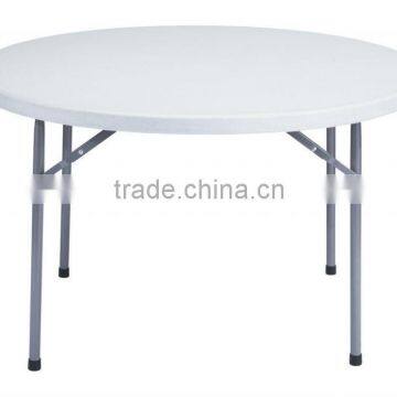 48" Round Heavy Duty Ultra Blow Molded Commercial Plastic Folding Table