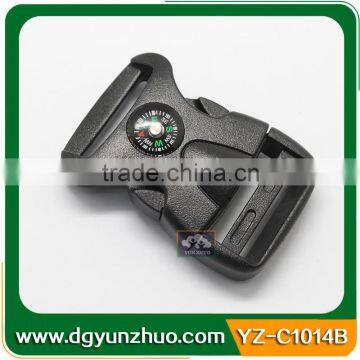 Colorful plastic buckles with compass, Plastic bag buckles