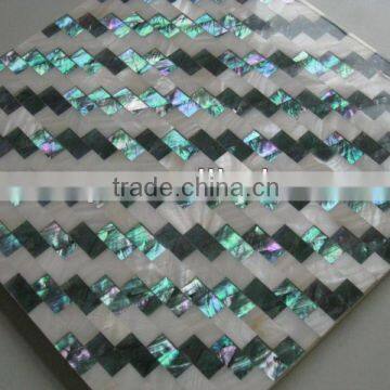 Shell paper mosaic White river shell mosaic tiles