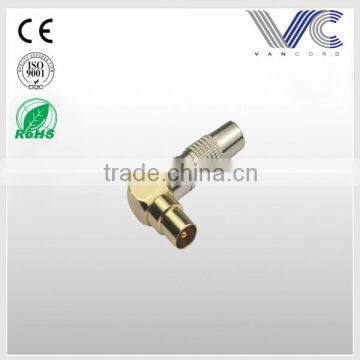 ODM OEM 9.5mm male angle plug connector