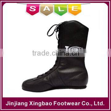 High-Top Competition Lightning Kick Boxing Shoes - Karate - Sparring - Youth USA Kick Boxing Boxing Shoes in Leather for Trainin