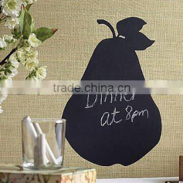 Pear shape chalkboard sticker