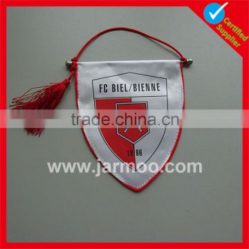 promotional custom advertising satin gift flags