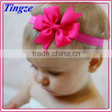 Candy color bow baby hair band,kid hair accessory