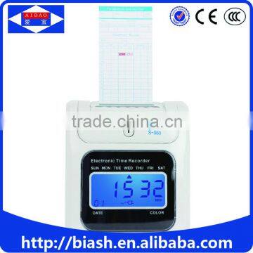 Office Attendance Time Card Punching Machine photo-3