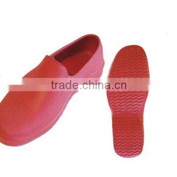 2013 New Mens Red Rubber Garden Shoes