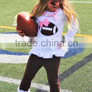 OEM Service Casual Fall Winter Cotton Polka Dot Pant Sports Boutique Outfits photo-3