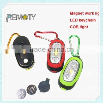 2016 New Style COB Mini Work Light Clip Light With Carabiner Hook photo-3