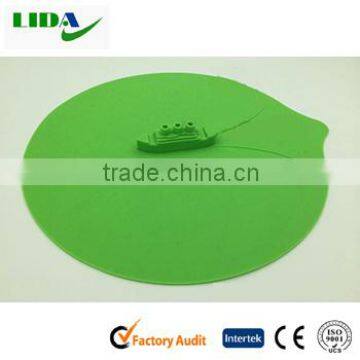 Food Grade Kitchen Suction Food Lids Microwave Silicone Cooking Cover KIT400 photo-2