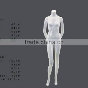 headless manneqin female high glossy white